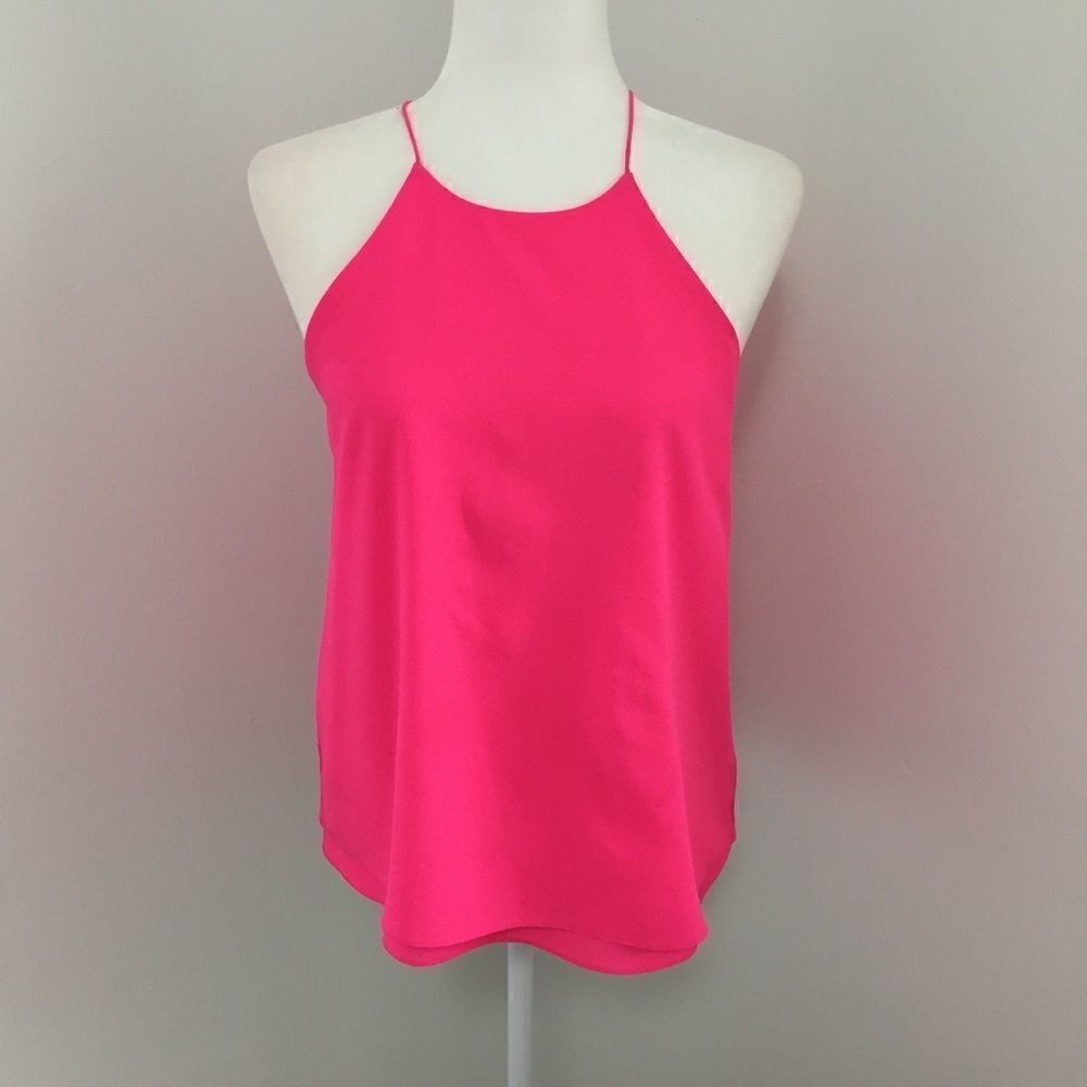 Paper Crane Hot Pink Tank Top
